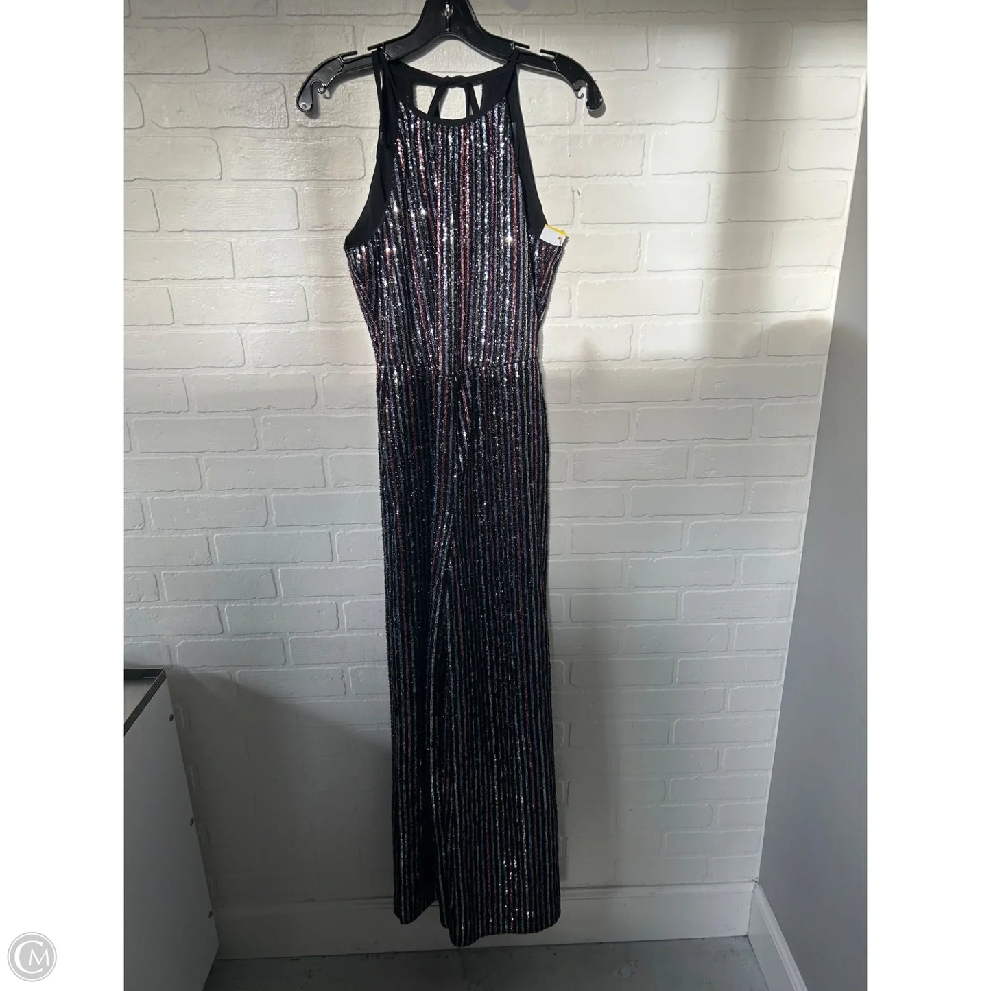 Jumpsuit By Maeve In Black & Pink, Size: Xs