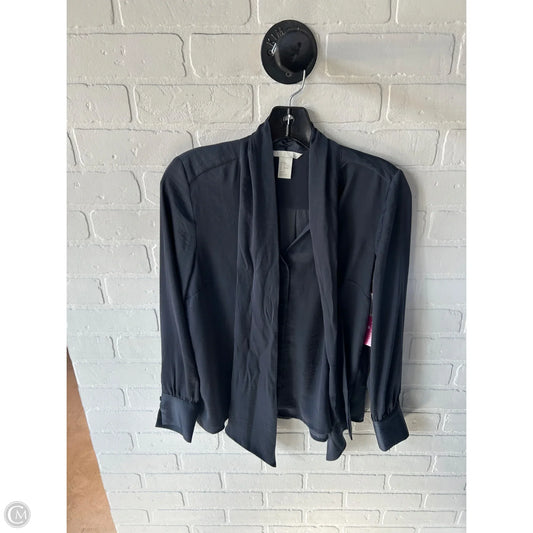 Top Long Sleeve By H&m In Grey, Size: Xs