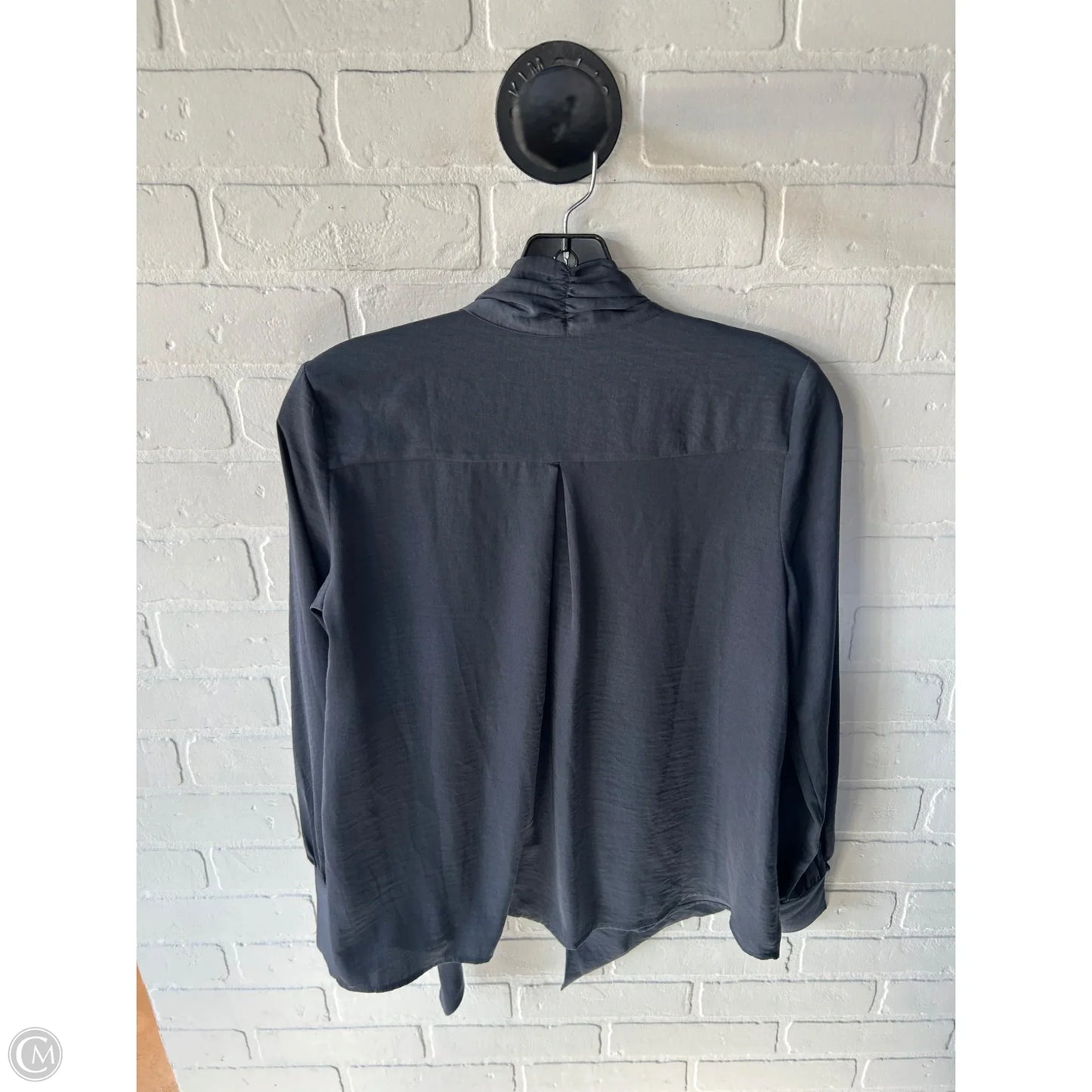 Top Long Sleeve By H&m In Grey, Size: Xs