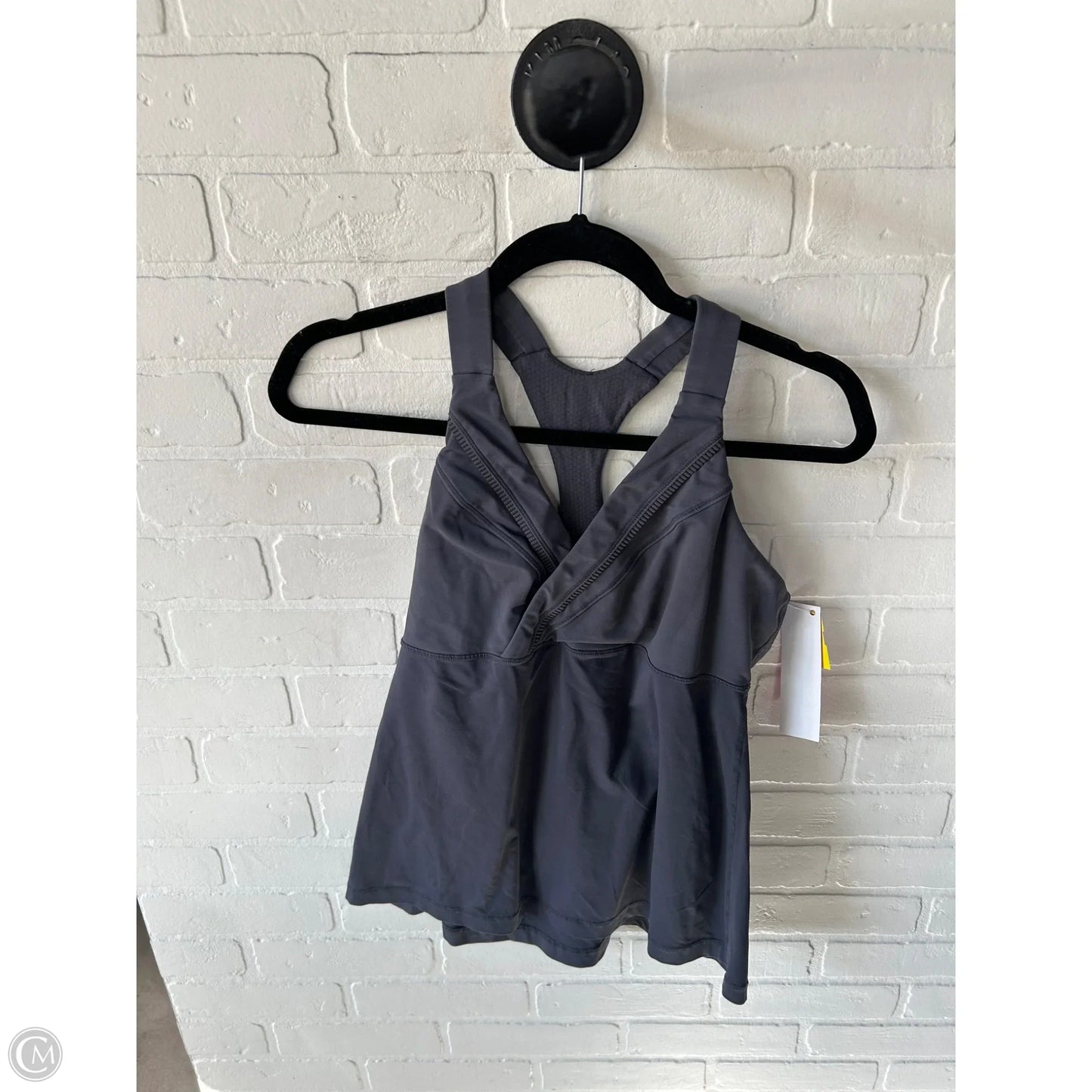 Athletic Tank Top By Lululemon In Grey, Size: M