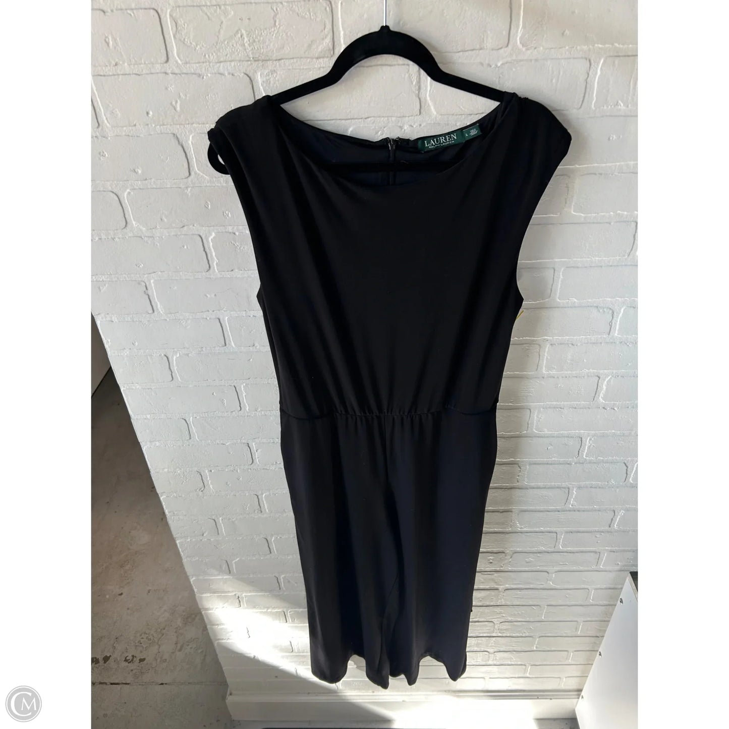 Jumpsuit By Lauren By Ralph Lauren In Black, Size: L
