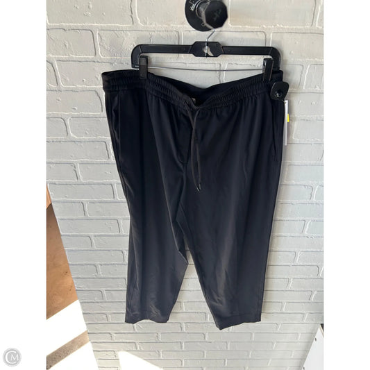 Athletic Pants By Lululemon In Black, Size: 16