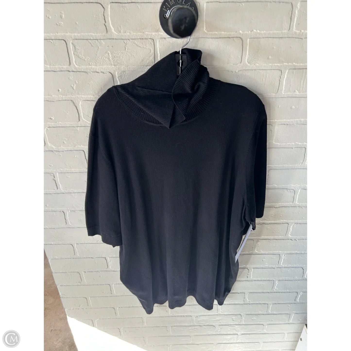 Sweater Short Sleeve By Lane Bryant In Black, Size: 4x