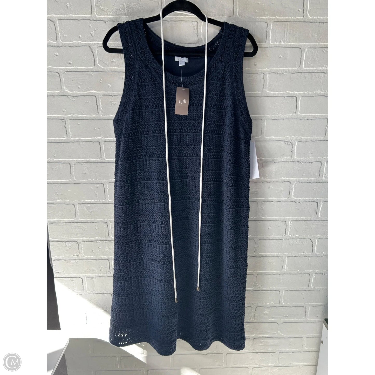 Dress Casual Midi By J. Jill In Blue, Size: Xl