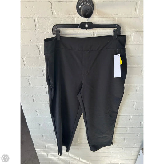 Athletic Pants By Kirkland In Black, Size: 16