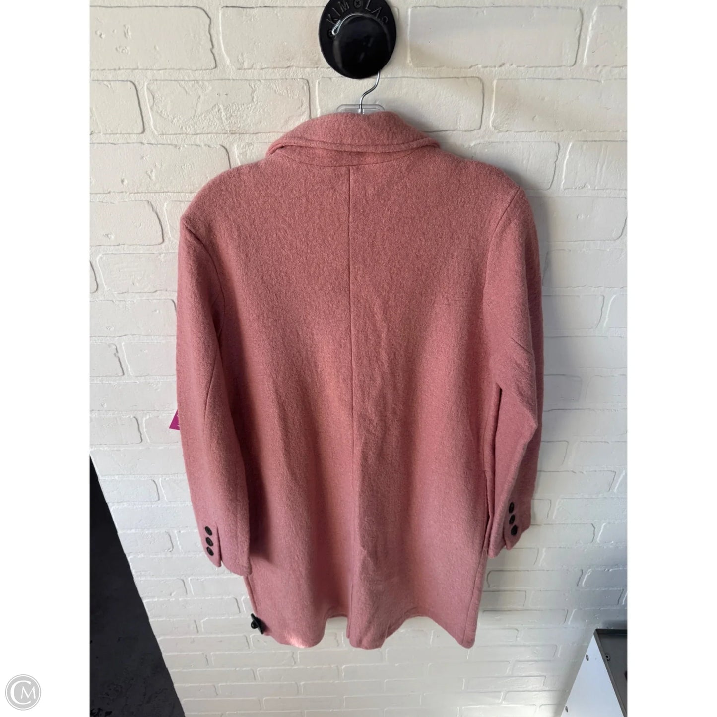 Coat Peacoat By Rachel Zoe In Pink, Size: M