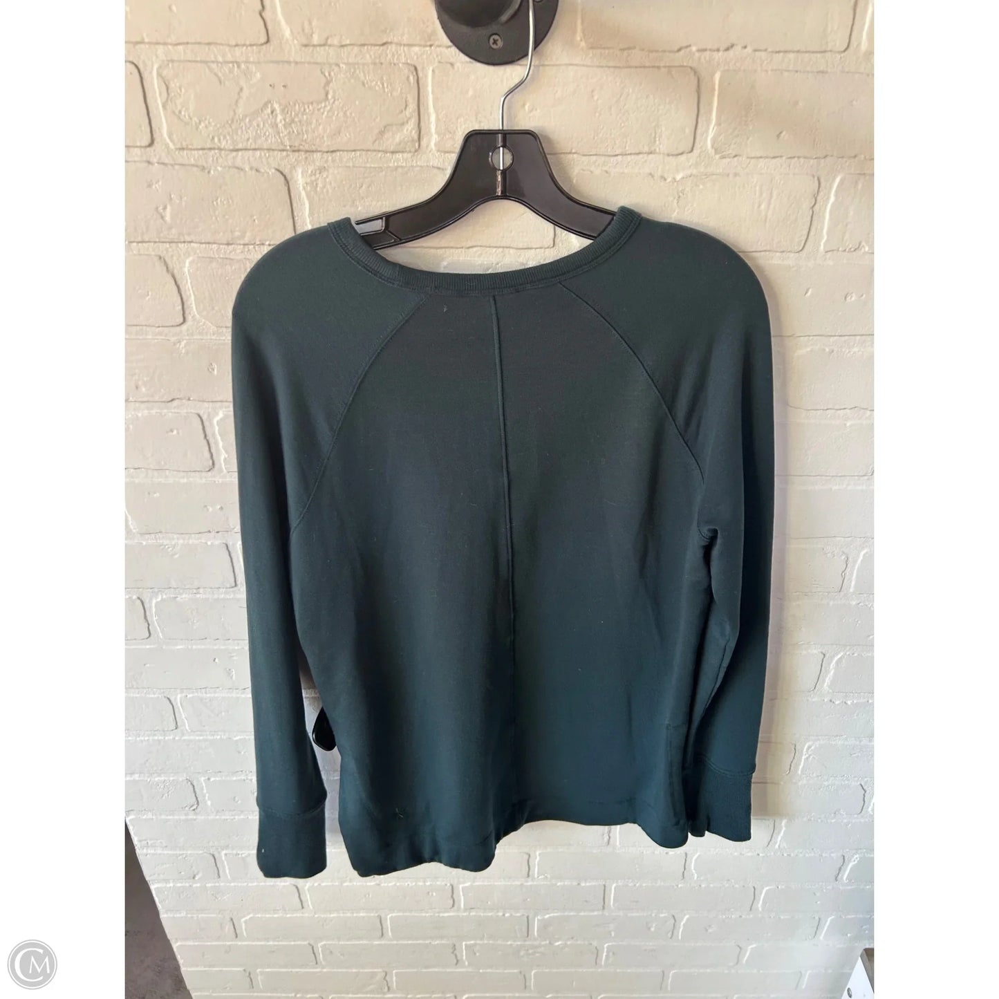 Athletic Sweatshirt Crewneck By Athleta In Green, Size: Xs