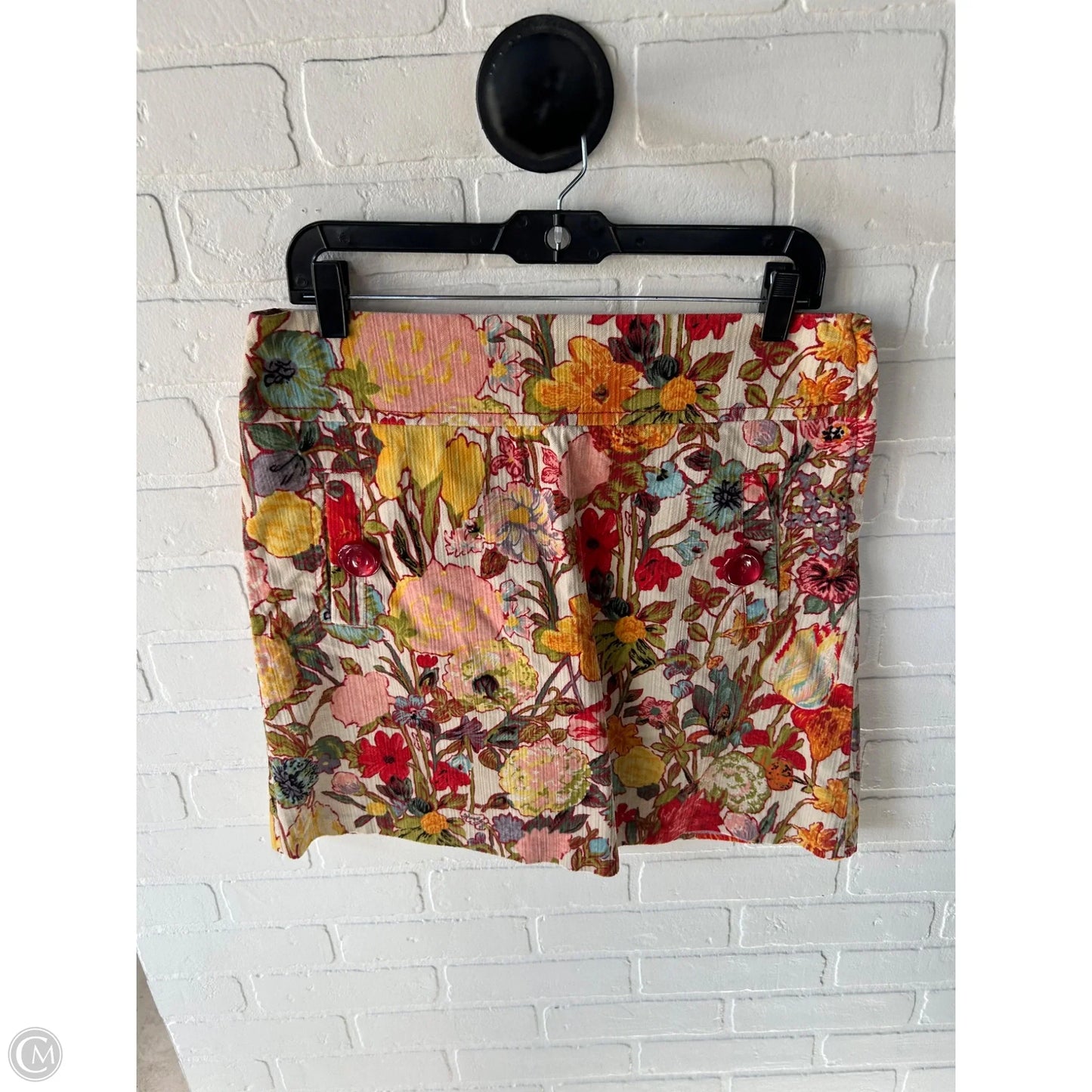 Skirt Mini & Short By Clothes Mentor In Red & Yellow, Size: 6