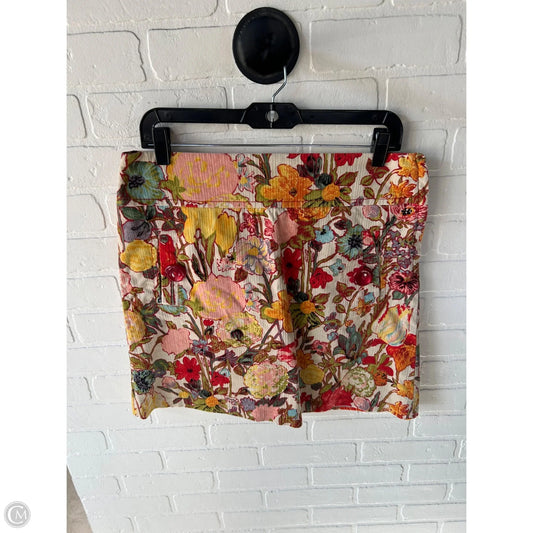 Skirt Mini & Short By Clothes Mentor In Red & Yellow, Size: 6