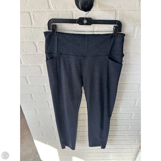 Athletic Pants By Athleta In Black & Blue, Size: 8