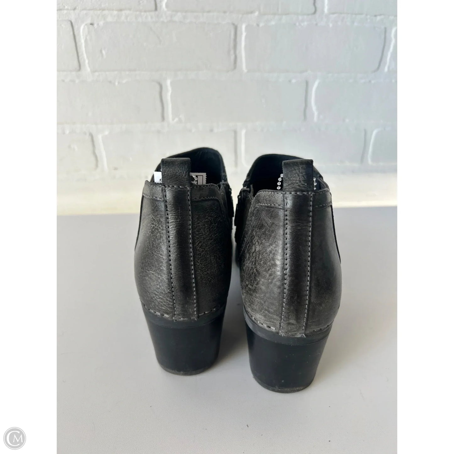 Boots Ankle Heels By Dansko In Grey, Size: 7.5