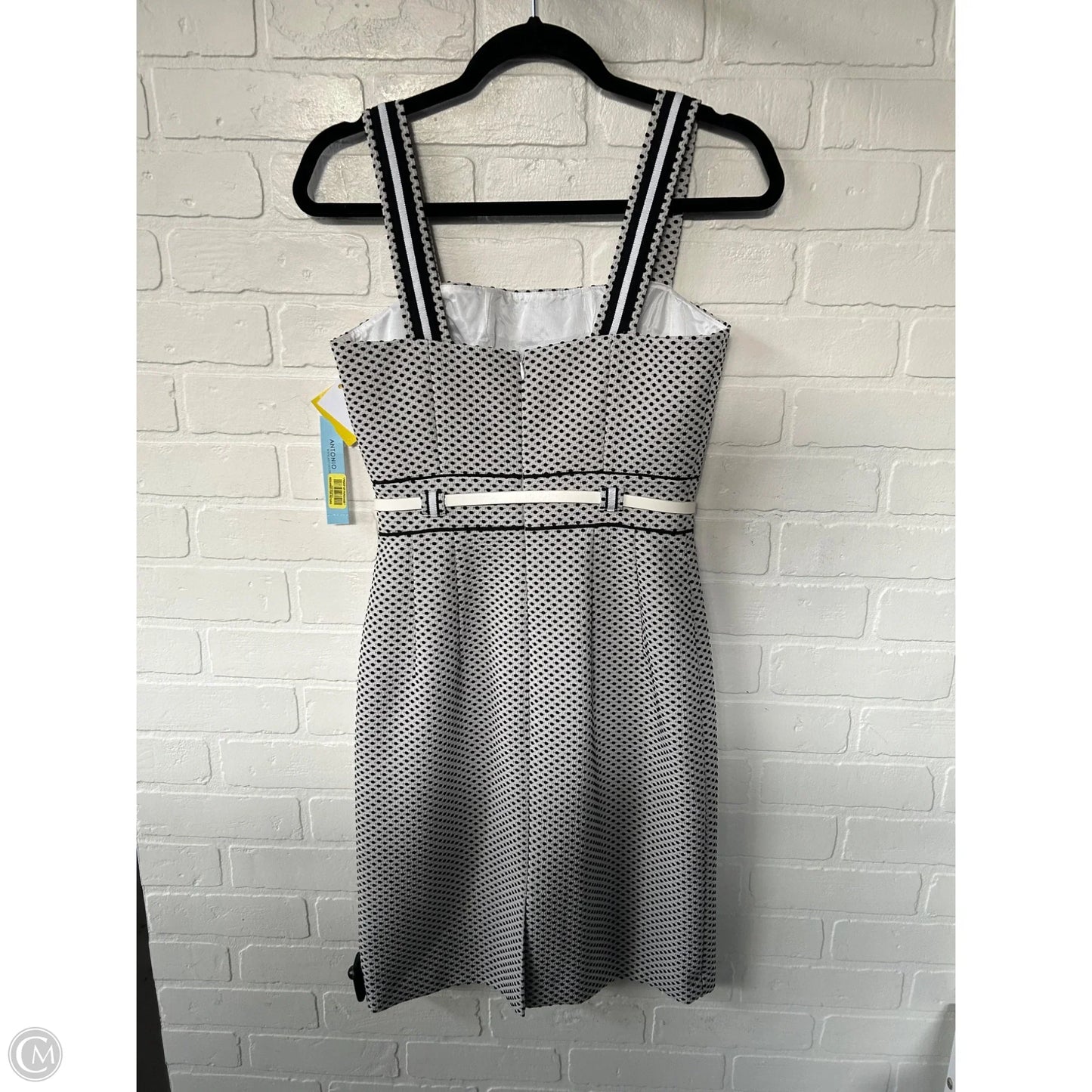 Dress Work By Antonio Melani In Black & White, Size: Xs