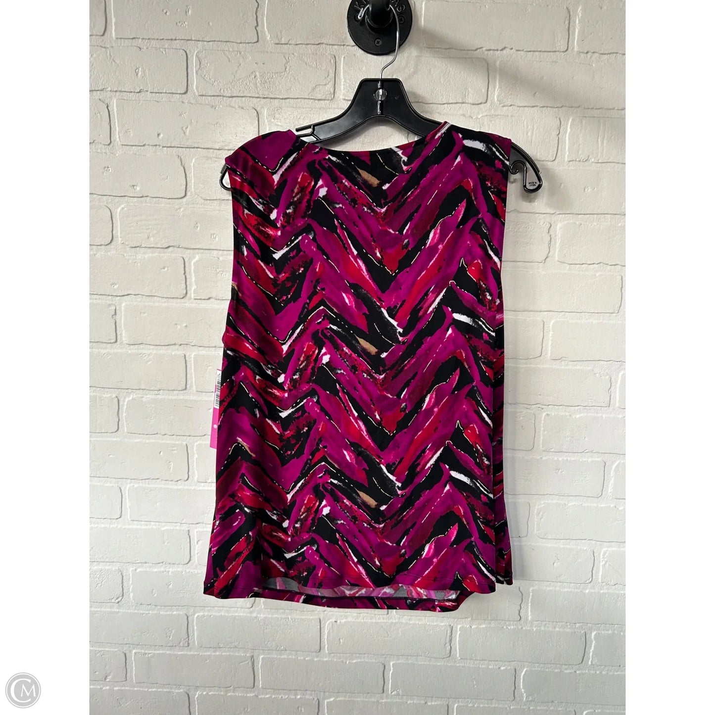 Top Sleeveless By Jones Studio In Black & Purple, Size: Xl