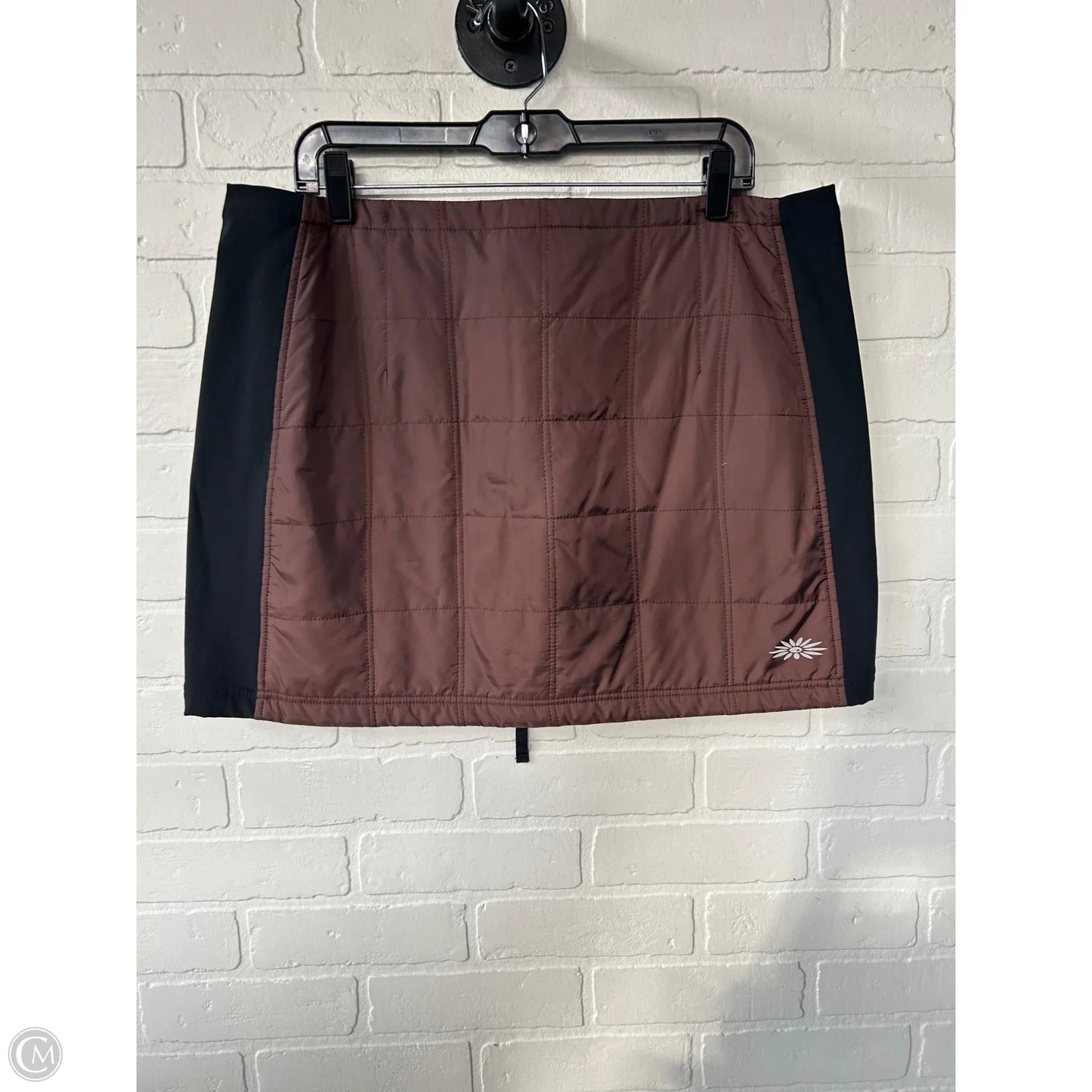 Skirt Mini & Short By Clothes Mentor In Black & Brown, Size: 16