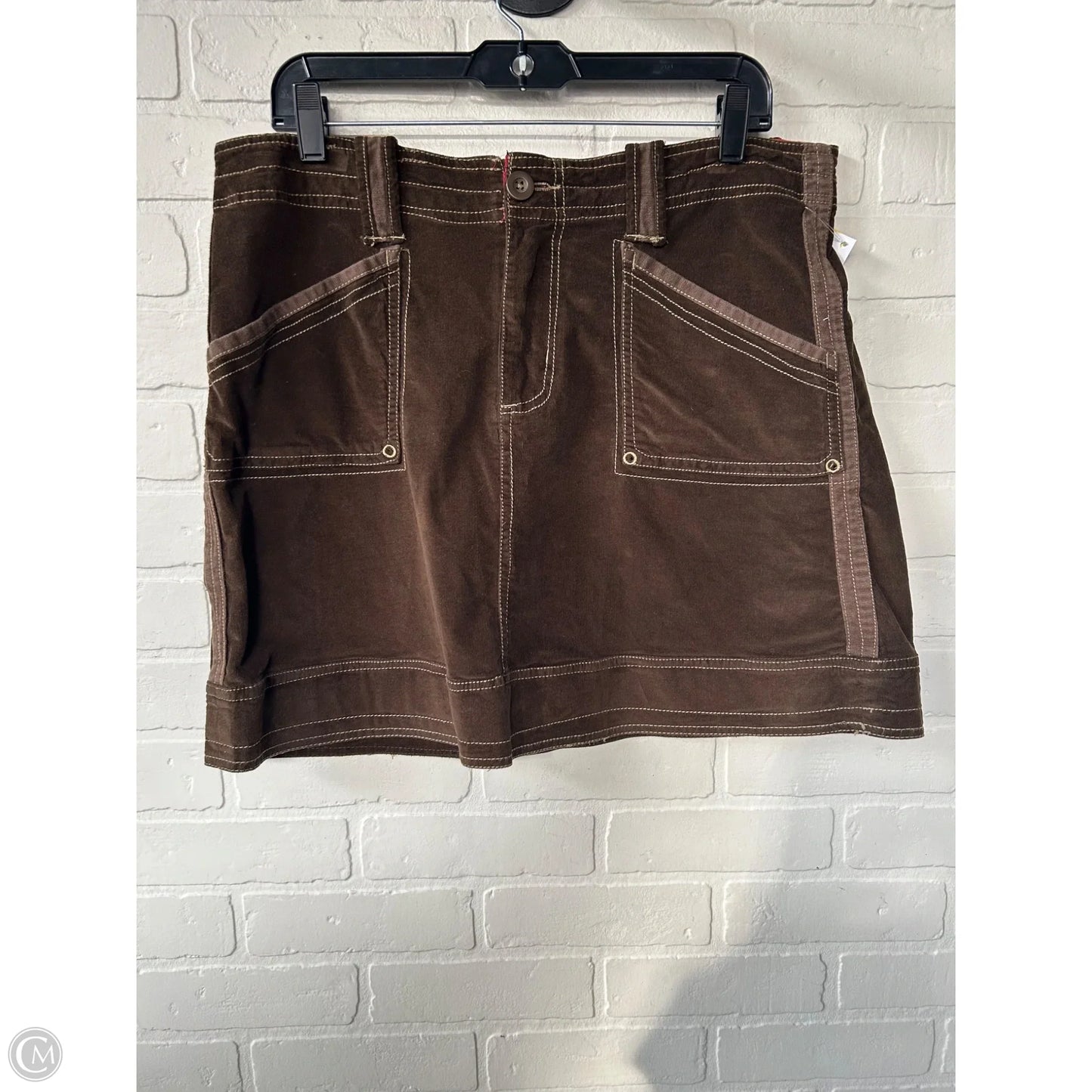 Skirt Mini & Short By Aventura In Brown, Size: 14