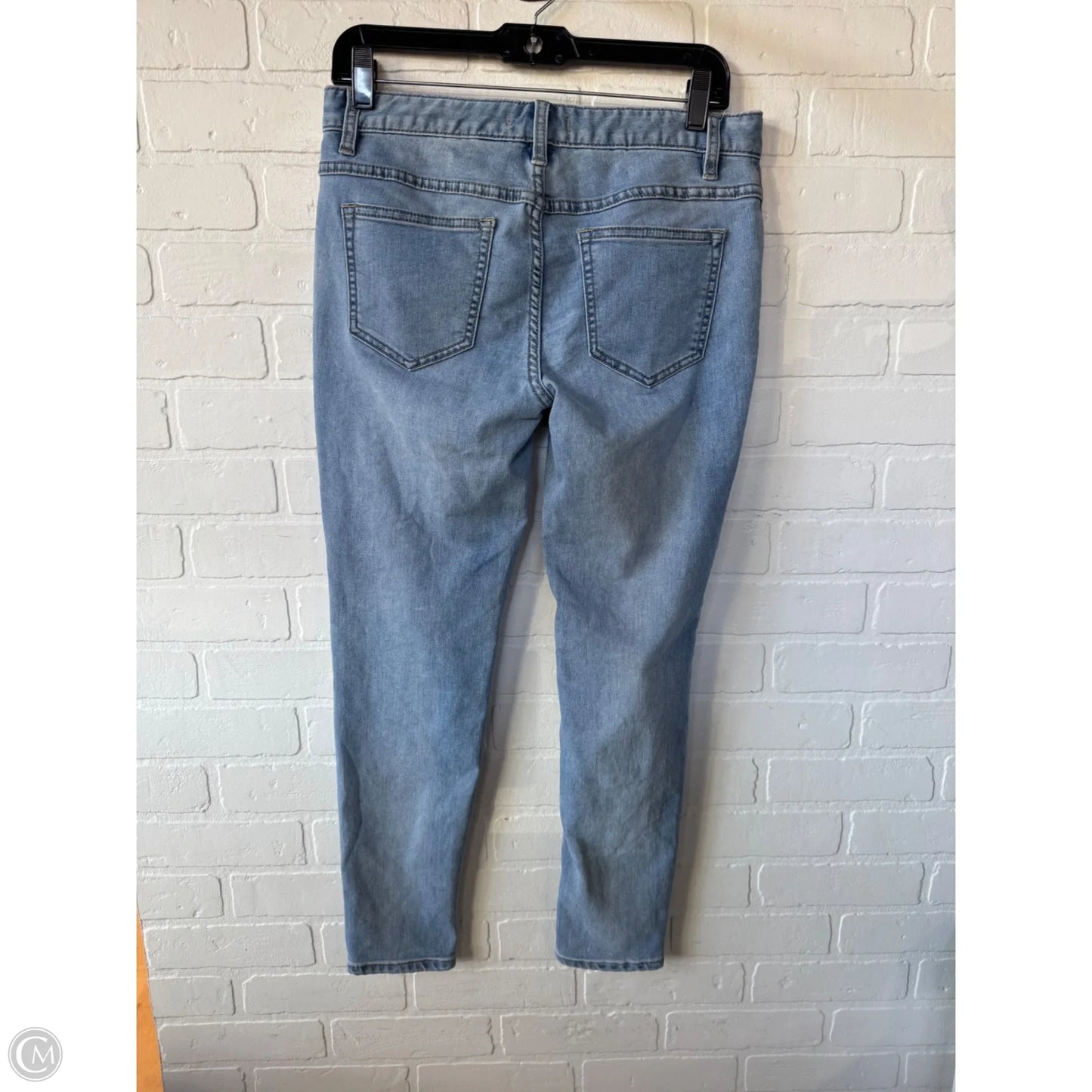 Jeans Skinny By Free People In Blue Denim, Size: 6