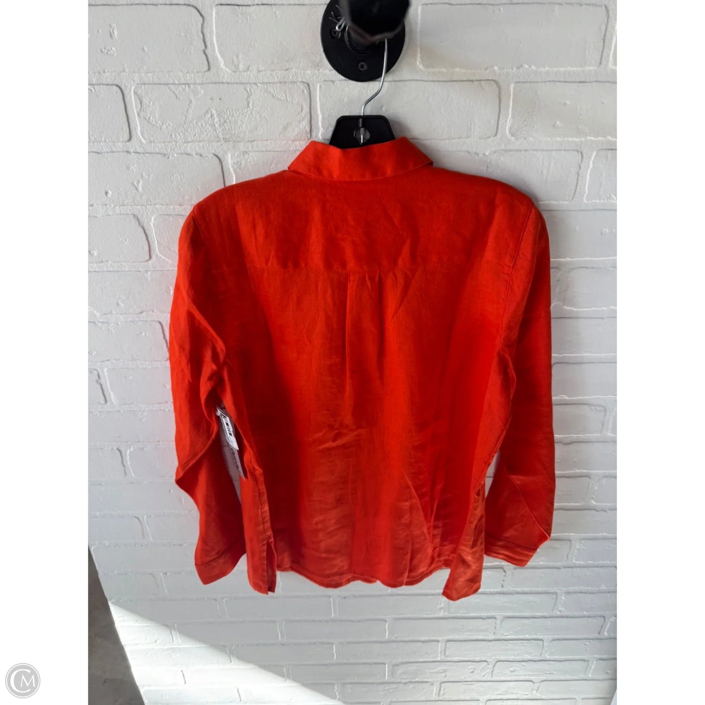 Top Long Sleeve By J. Jill In Orange, Size: Sp
