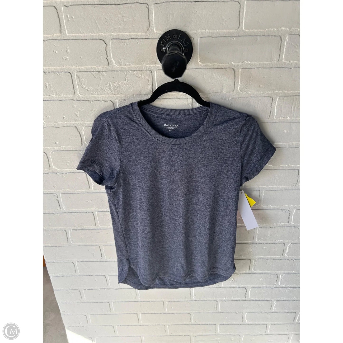 Athletic Top Short Sleeve By Athleta In Blue, Size: Xs