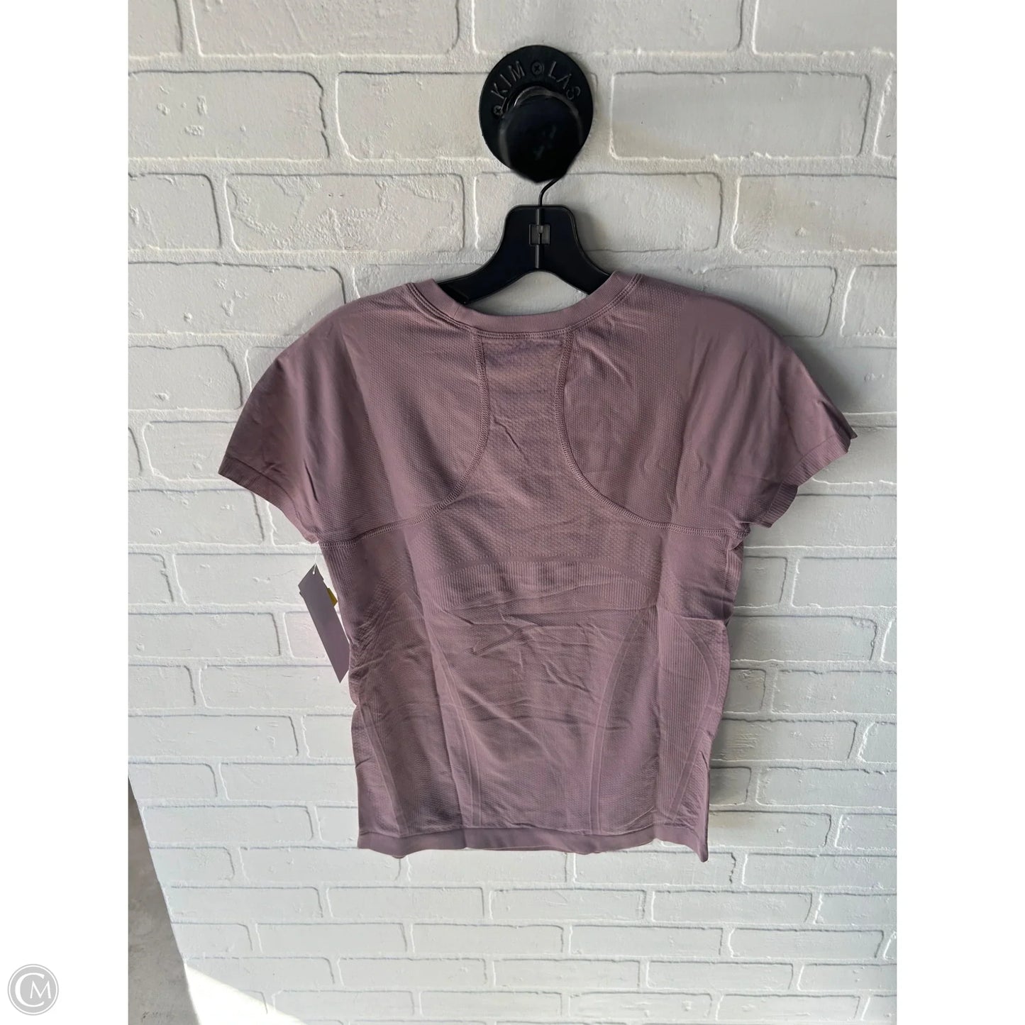 Athletic Top Short Sleeve By Athleta In Pink, Size: M