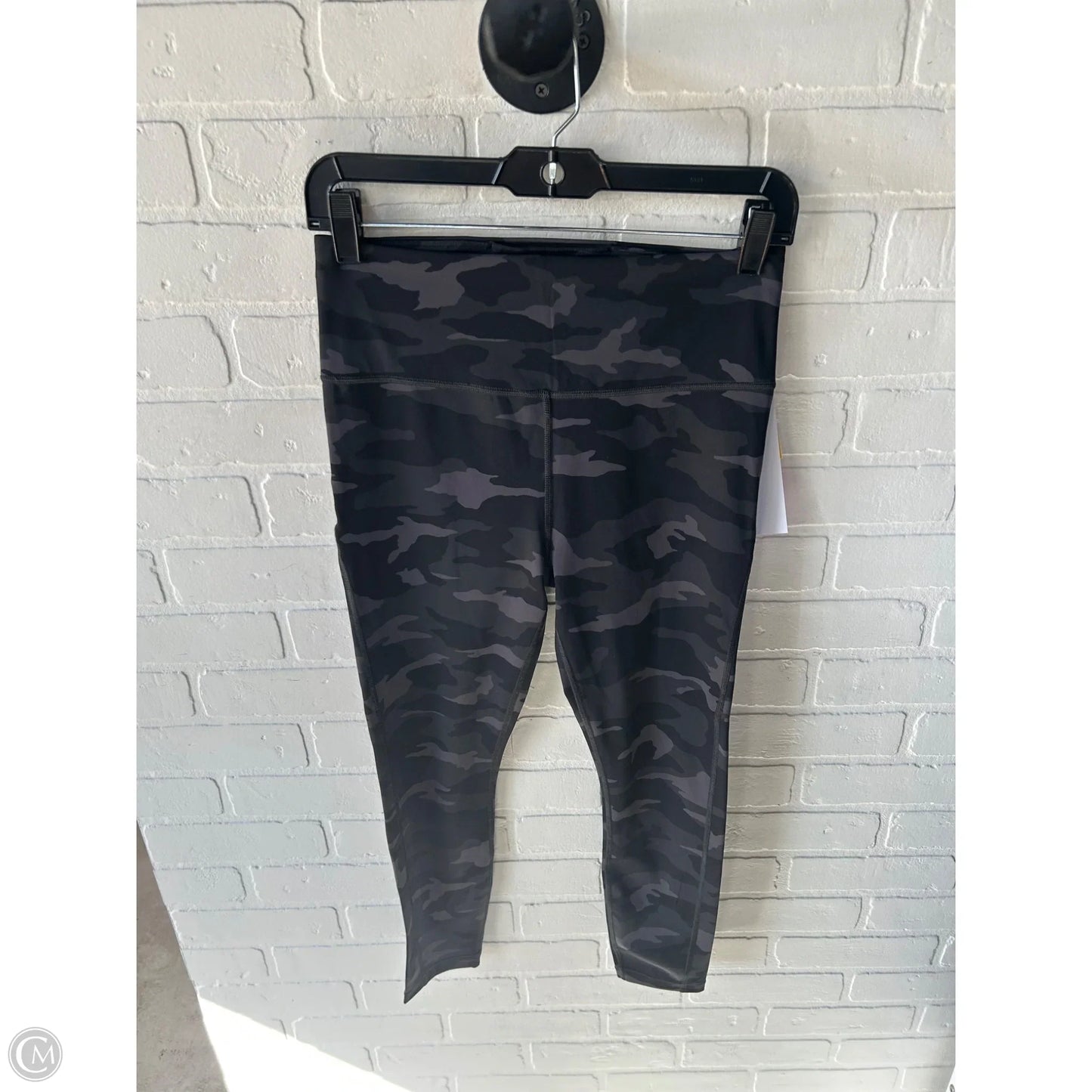 Athletic Leggings By Athleta In Black & Grey, Size: 4