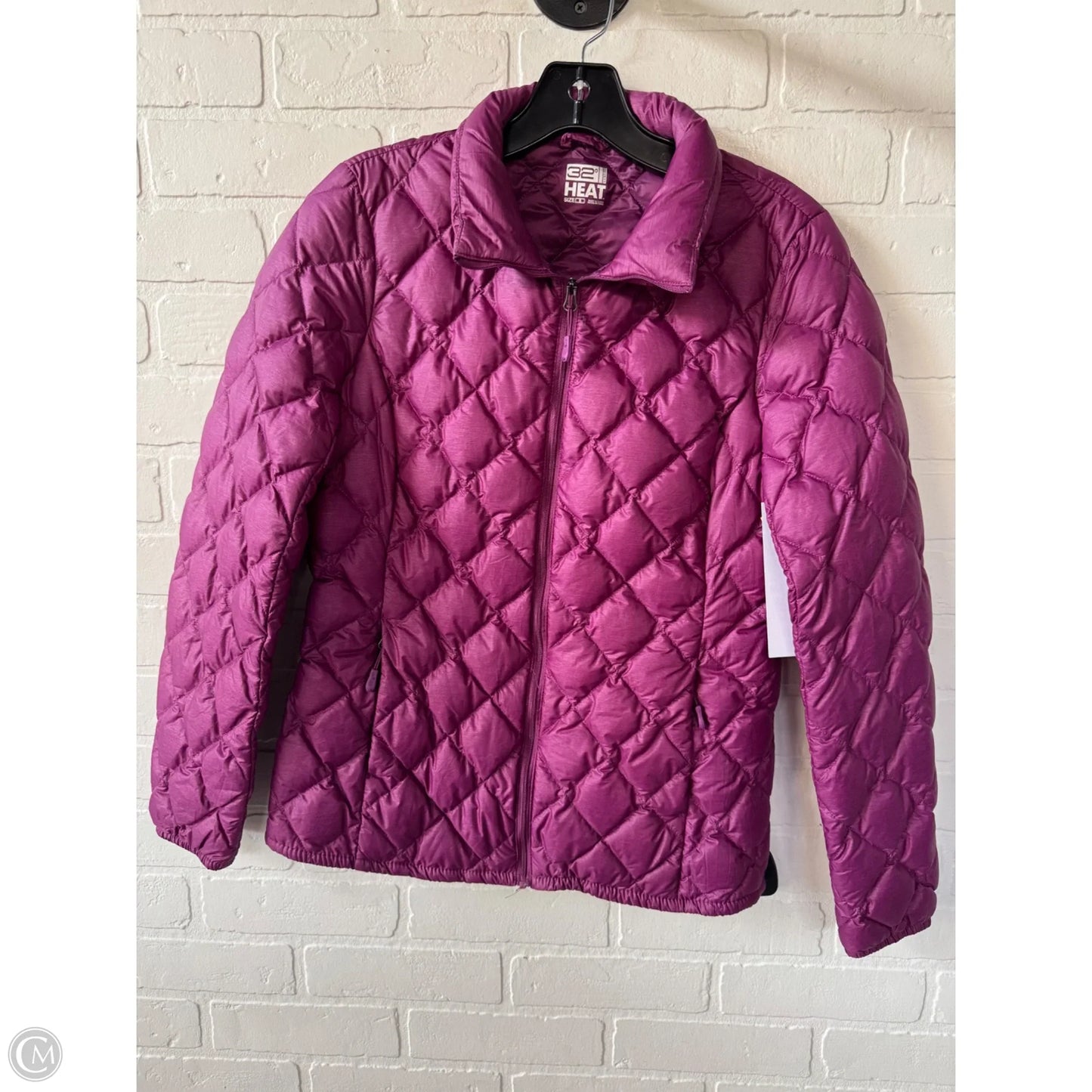 Jacket Puffer & Quilted By 32 Degrees In Purple, Size: S