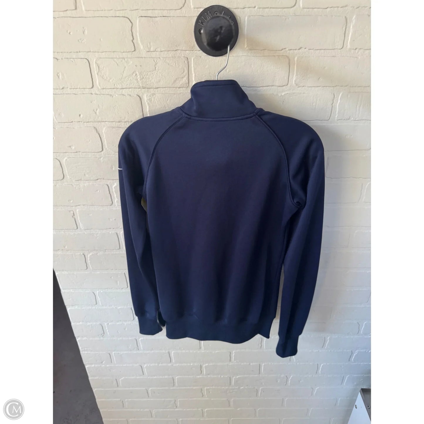 Sweatshirt Collar By Nike In Blue & Orange, Size: Xs