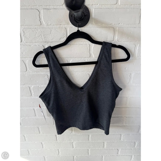 Athletic Tank Top By Gapfit In Grey, Size: L