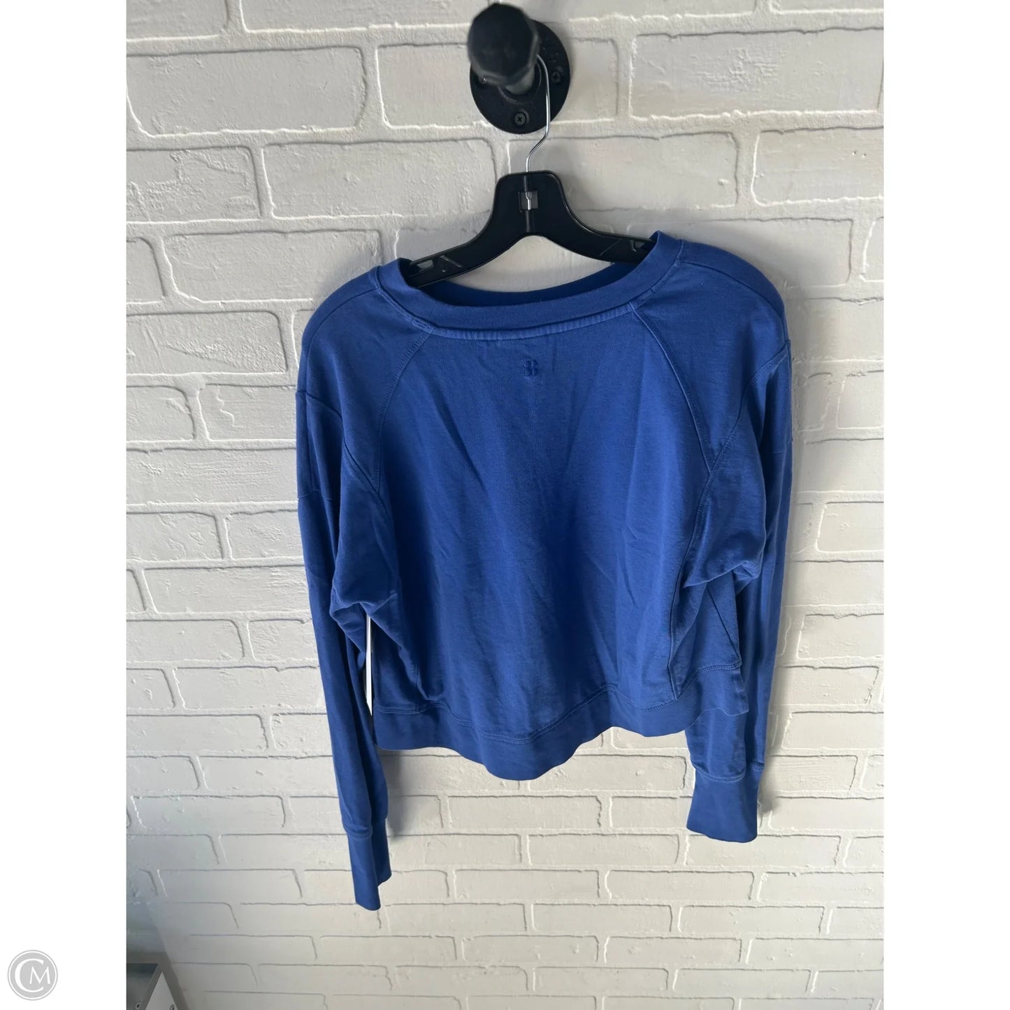 Athletic Sweatshirt Crewneck By Sweaty Betty In Blue, Size: M