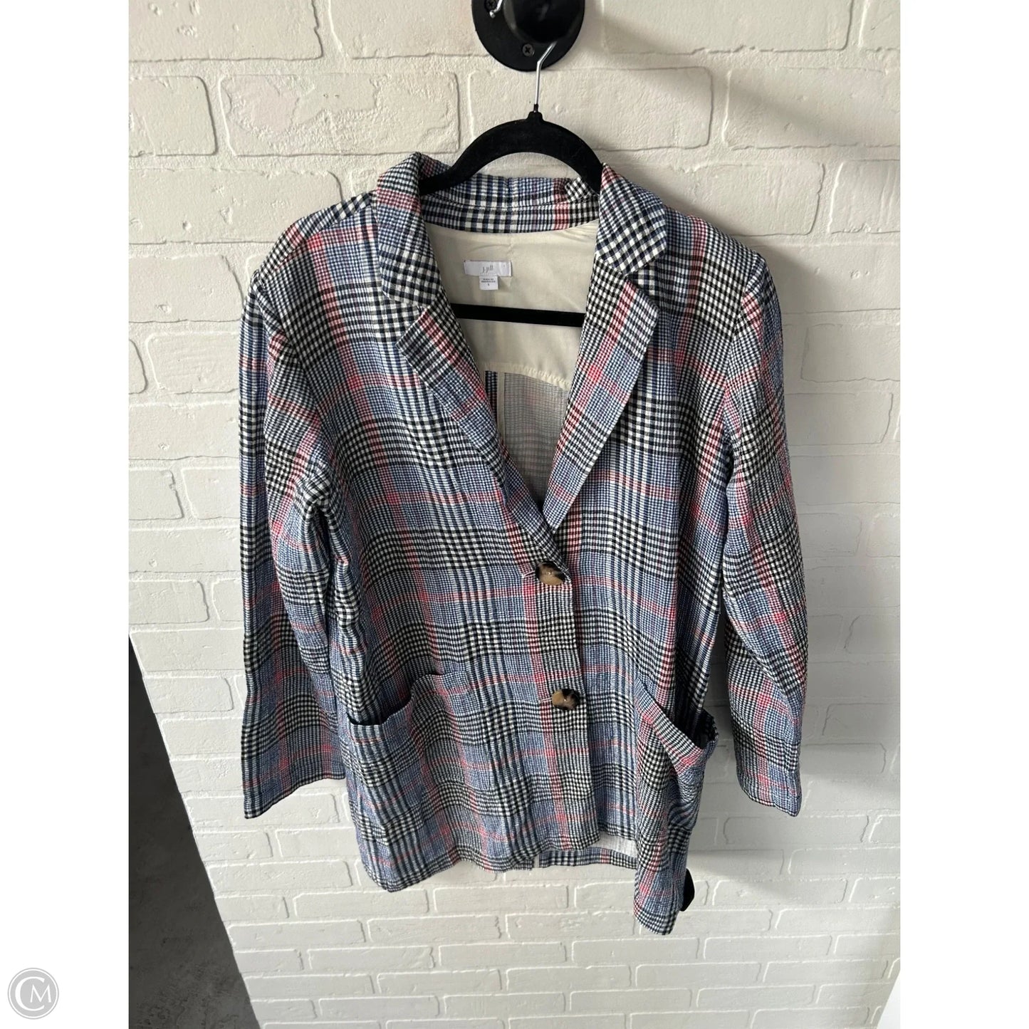 Blazer By J. Jill In Black & Blue, Size: S