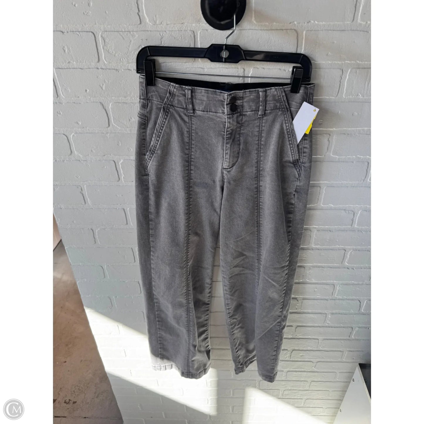 Jeans Wide Leg By Democracy In Grey Denim, Size: 2