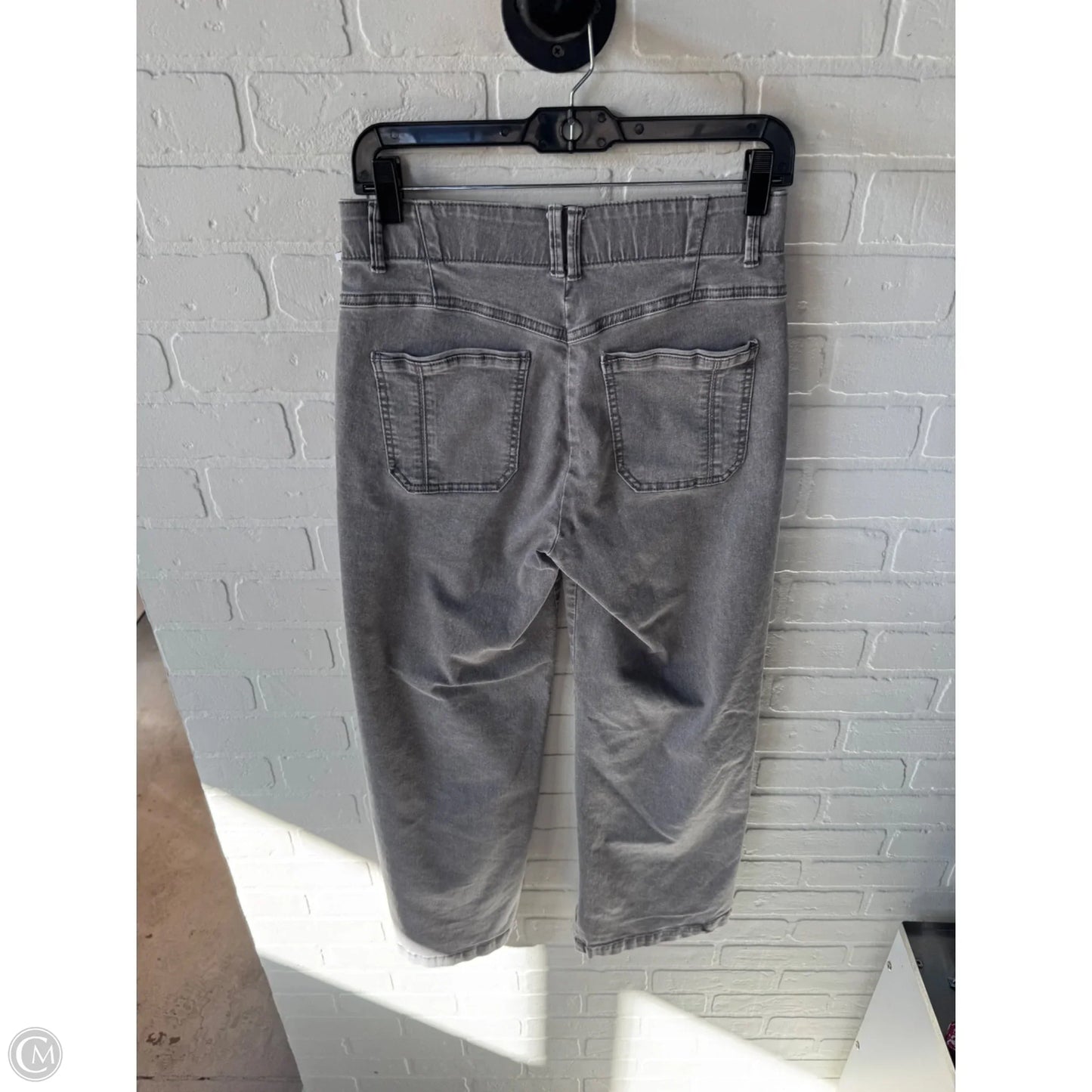 Jeans Wide Leg By Democracy In Grey Denim, Size: 2