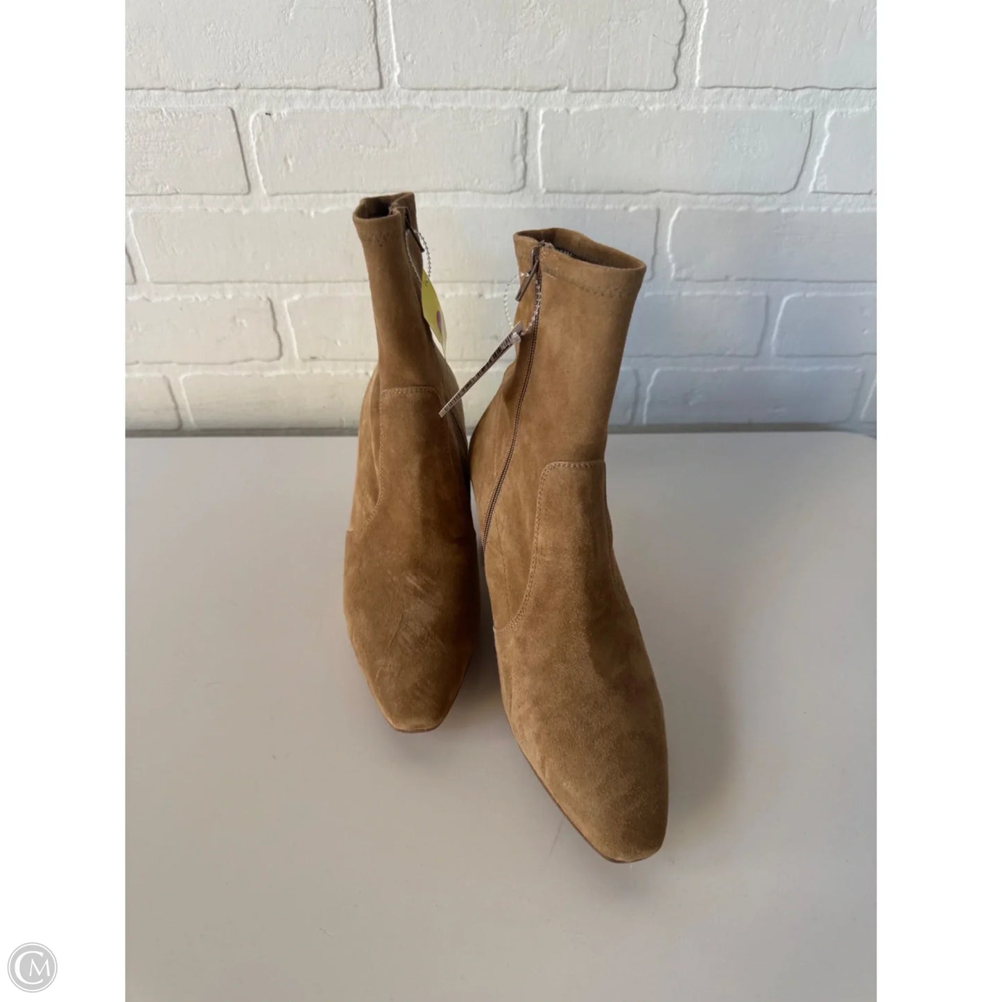 Boots Mid-calf Heels By Cma In Brown, Size: 7