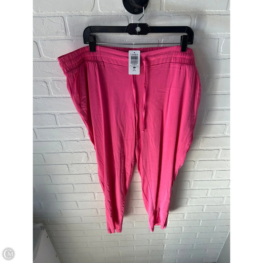 Pants Wide Leg By Torrid In Pink, Size: 18