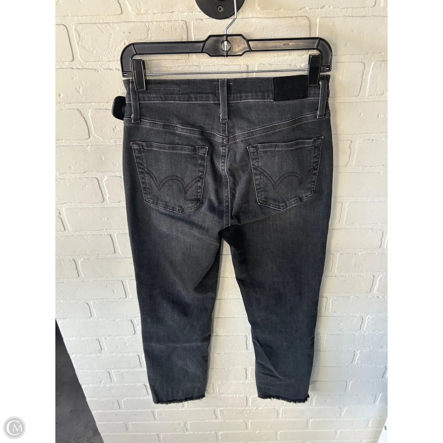 Jeans Straight By Edwin In Black Denim, Size: 6