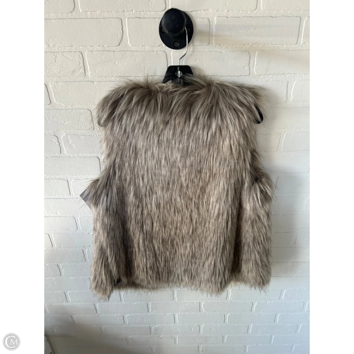 Vest Faux Fur & Sherpa By Cupcakes And Cashmere In Tan, Size: M
