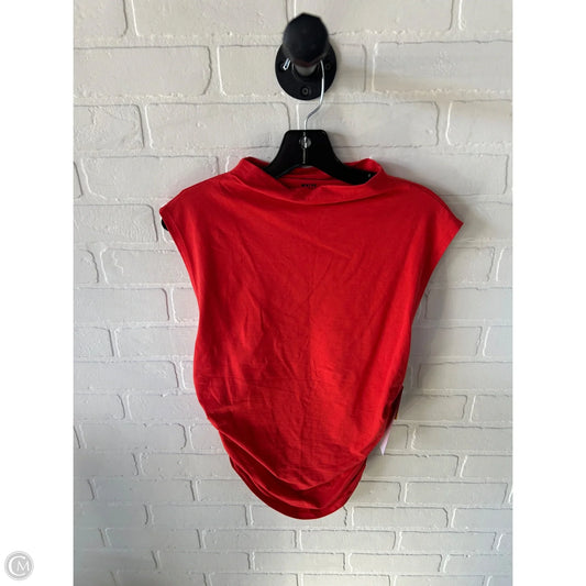 Top Sleeveless By Maeve In Orange, Size: L