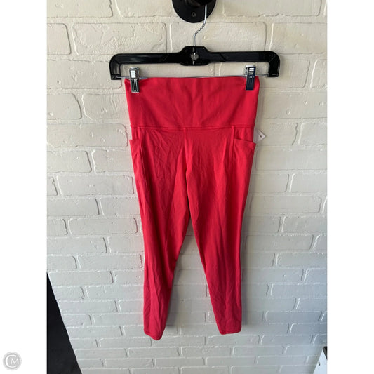 Athletic Leggings By Athleta In Pink, Size: 0