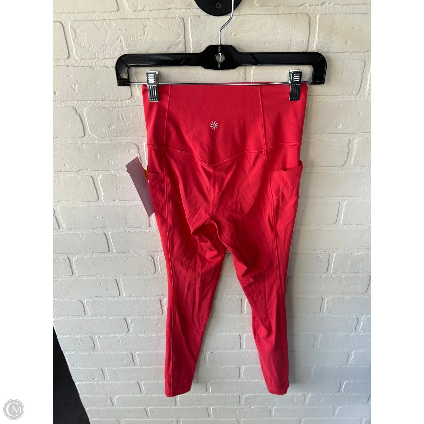 Athletic Leggings By Athleta In Pink, Size: 0