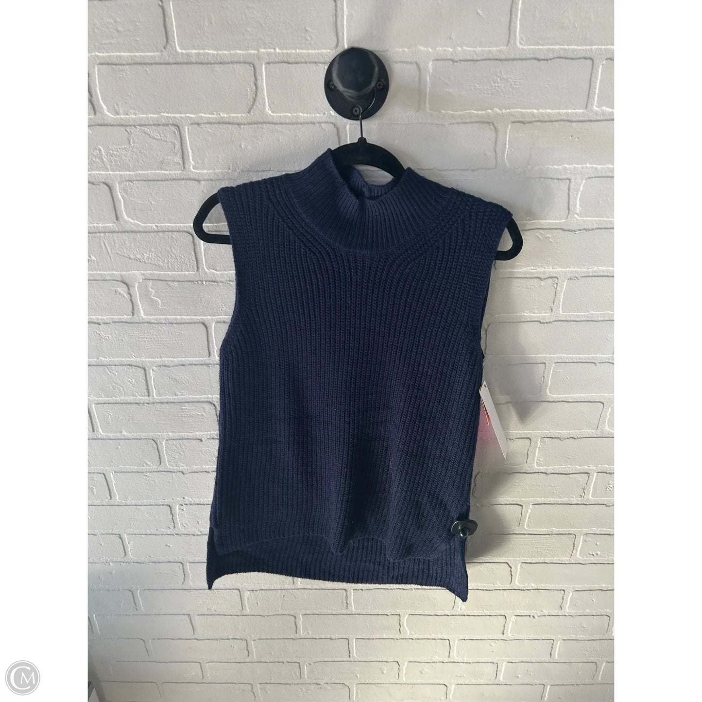Vest Sweater By Cmc In Blue, Size: M