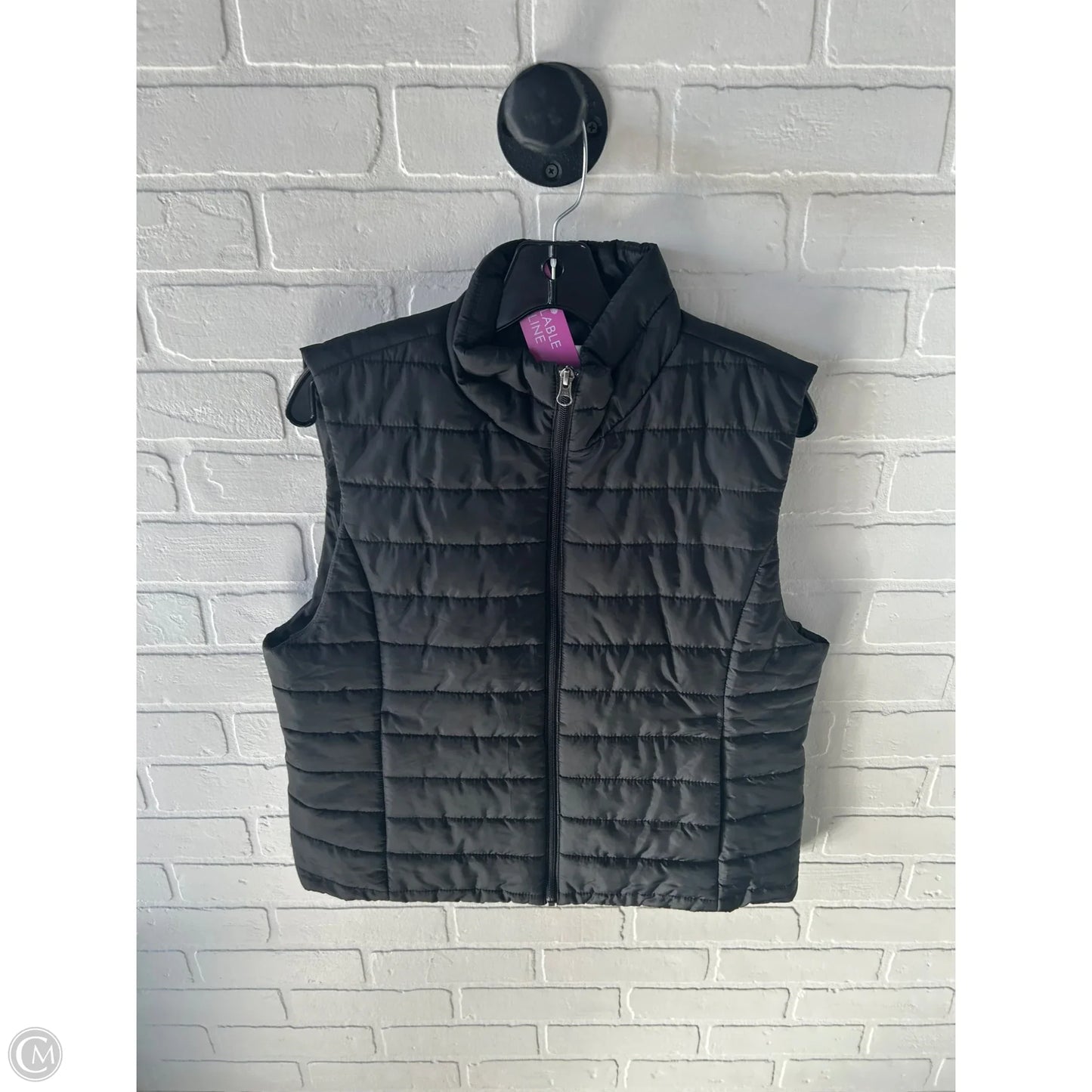 Vest Puffer & Quilted By Loft In Black, Size: L