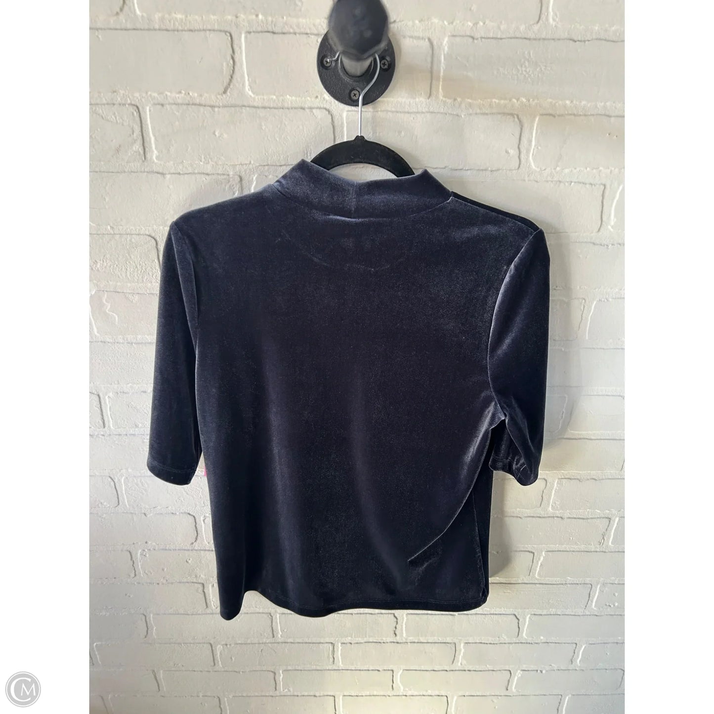 Top Short Sleeve By Banana Republic In Blue, Size: L