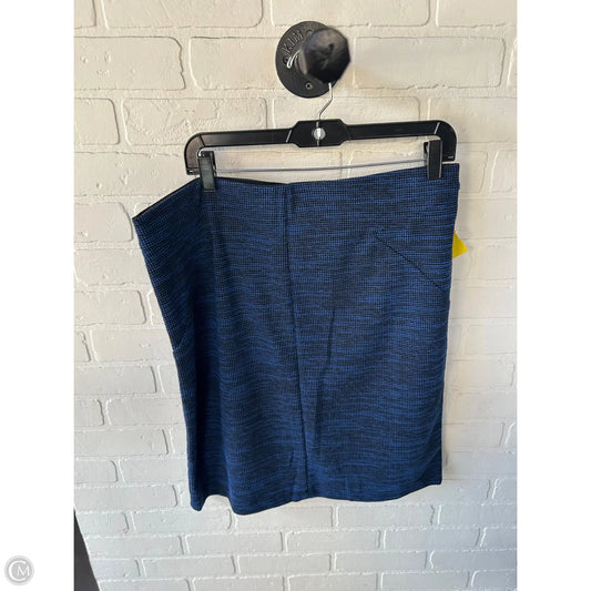 Skirt Midi By Elle In Black & Blue, Size: 16