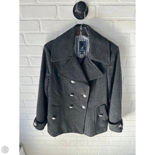 Coat Peacoat By Nautica In Grey, Size: S
