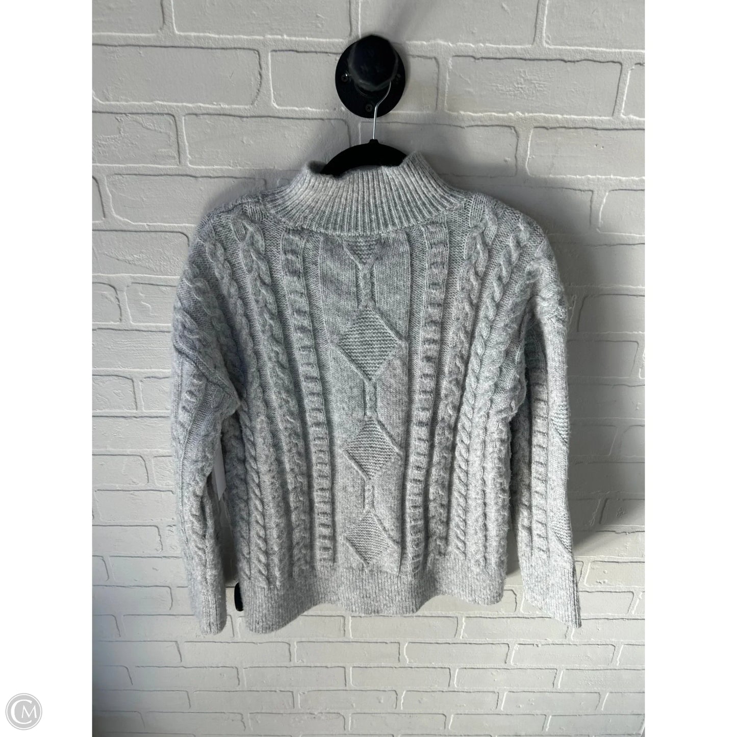 Sweater By Calvin Klein In Grey, Size: S