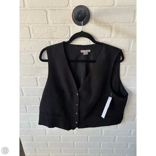 Vest Other By H&m In Black, Size: Xl