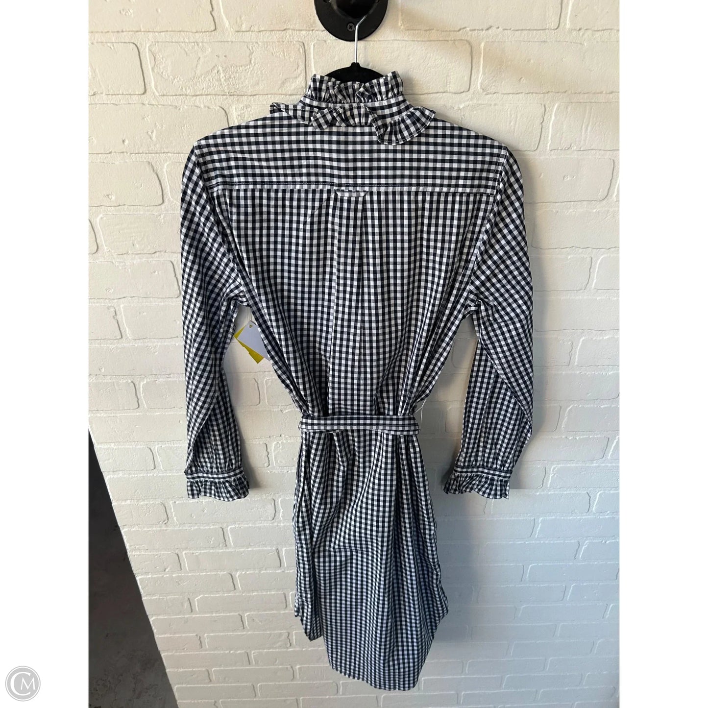 Dress Casual Midi By J. Crew In Blue & White, Size: Xs