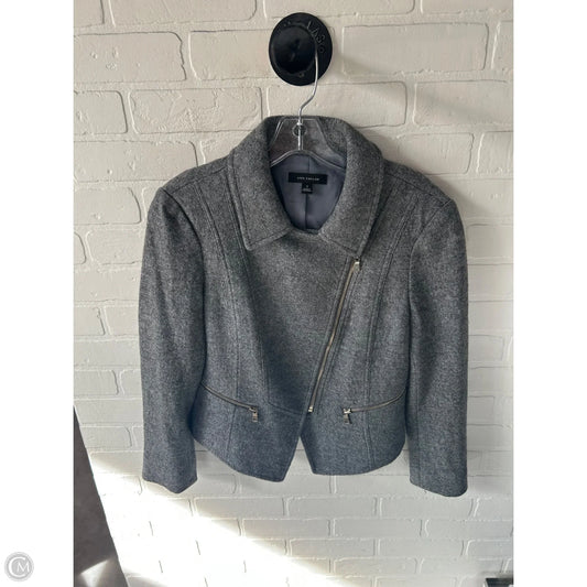 Blazer By Ann Taylor In Grey, Size: S