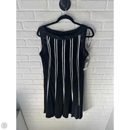 Dress Party Midi By Sandra Darren In Black & White, Size: L