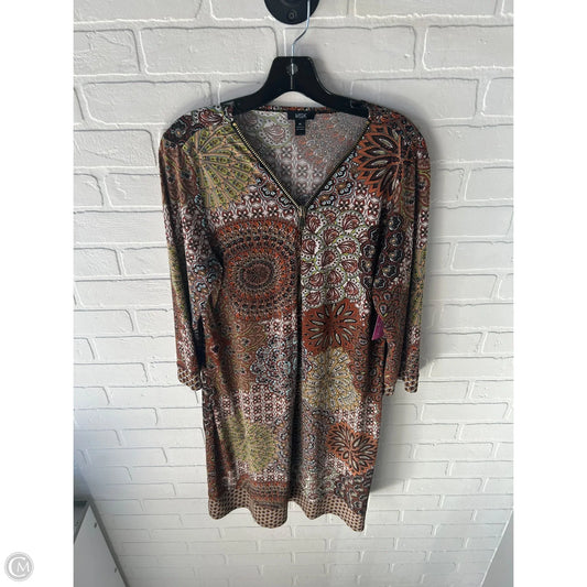 Dress Casual Short By Msk In Brown, Size: Xl