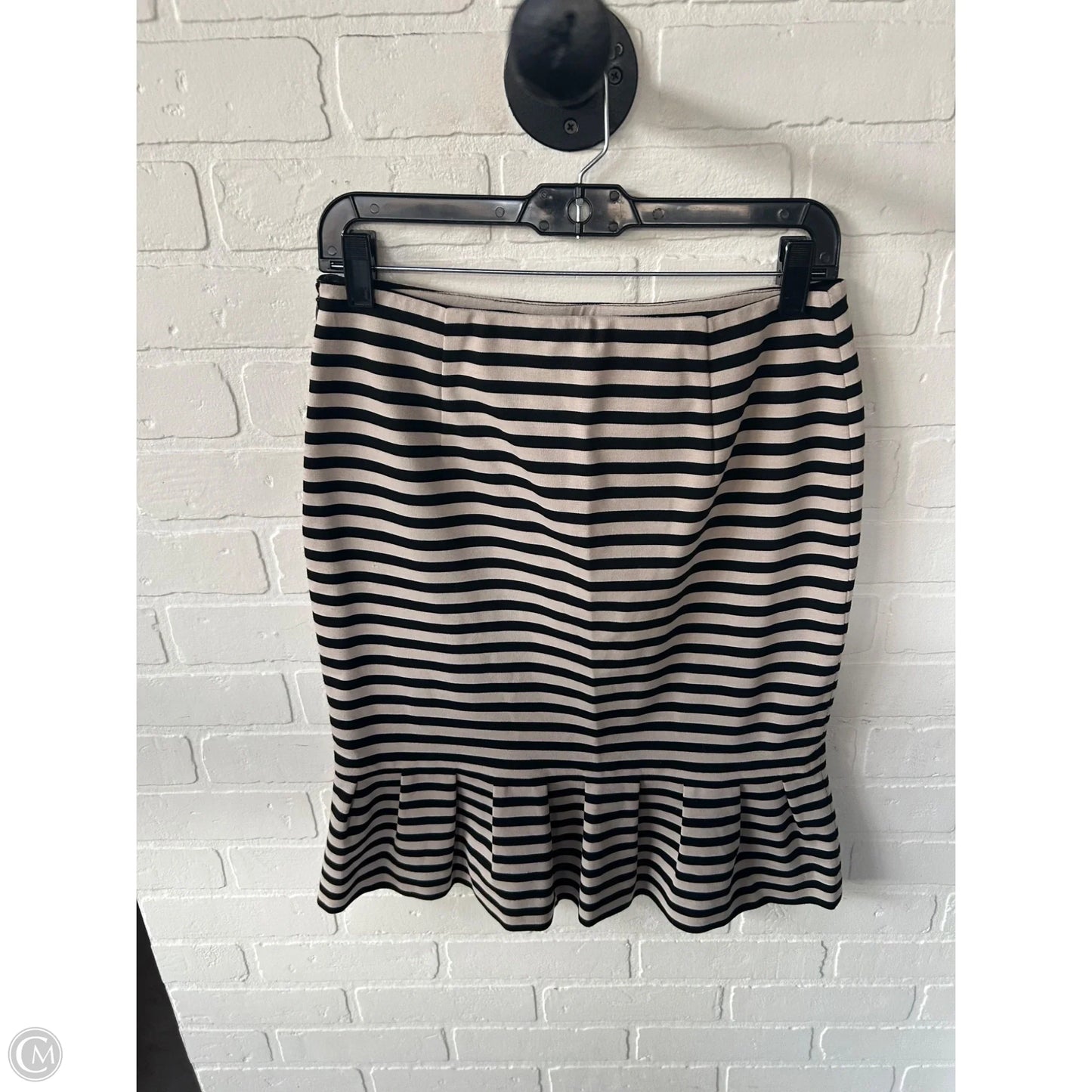 Skirt Midi By White House Black Market In Black & Tan, Size: 4